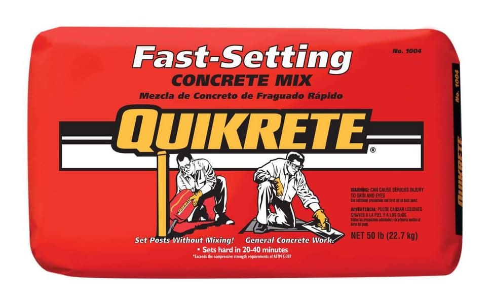 Quikrete 50 Lb. Fast-Setting Concrete Mix