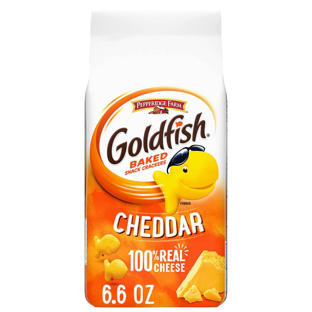 Pepperidge Farm Goldfish Baked Snack Crackers, Cheddar (6.6 oz)