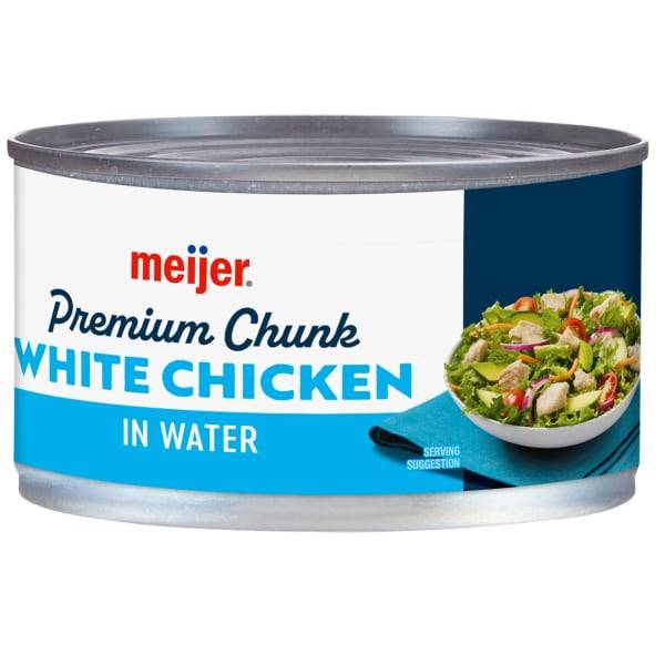 Meijer Premium Chunk Canned White Chicken (12.5 oz)