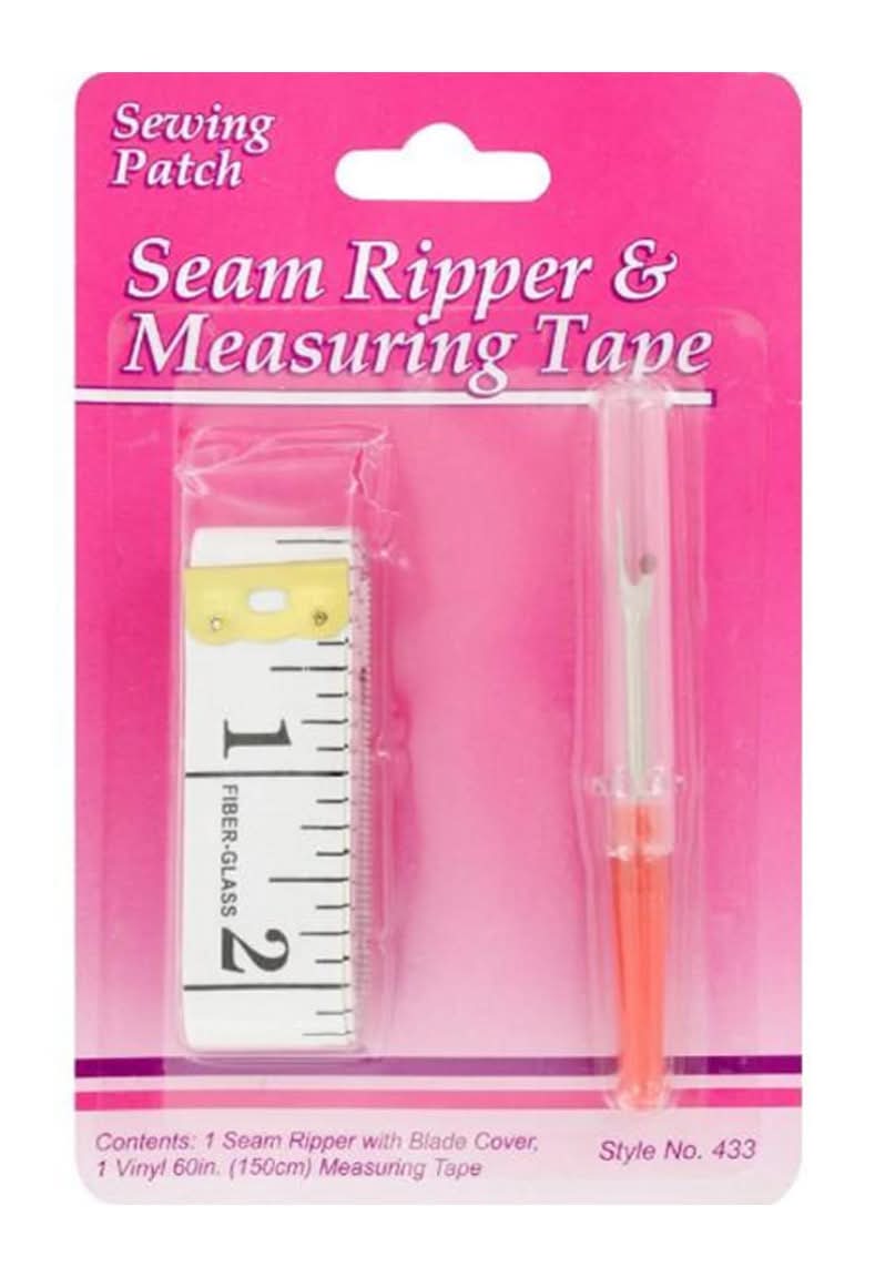 Sewing Patch Seam Ripper & Measuring Tape Set