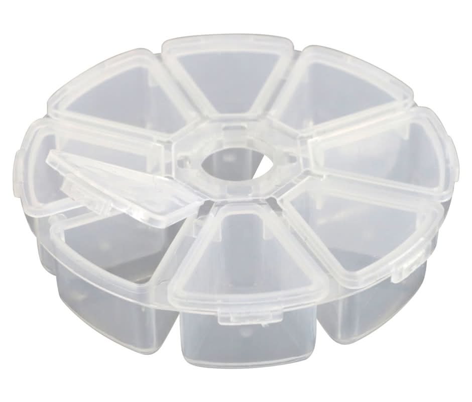 Crafters Square Organizer Boxes, 4.25x1.25 in, Clear