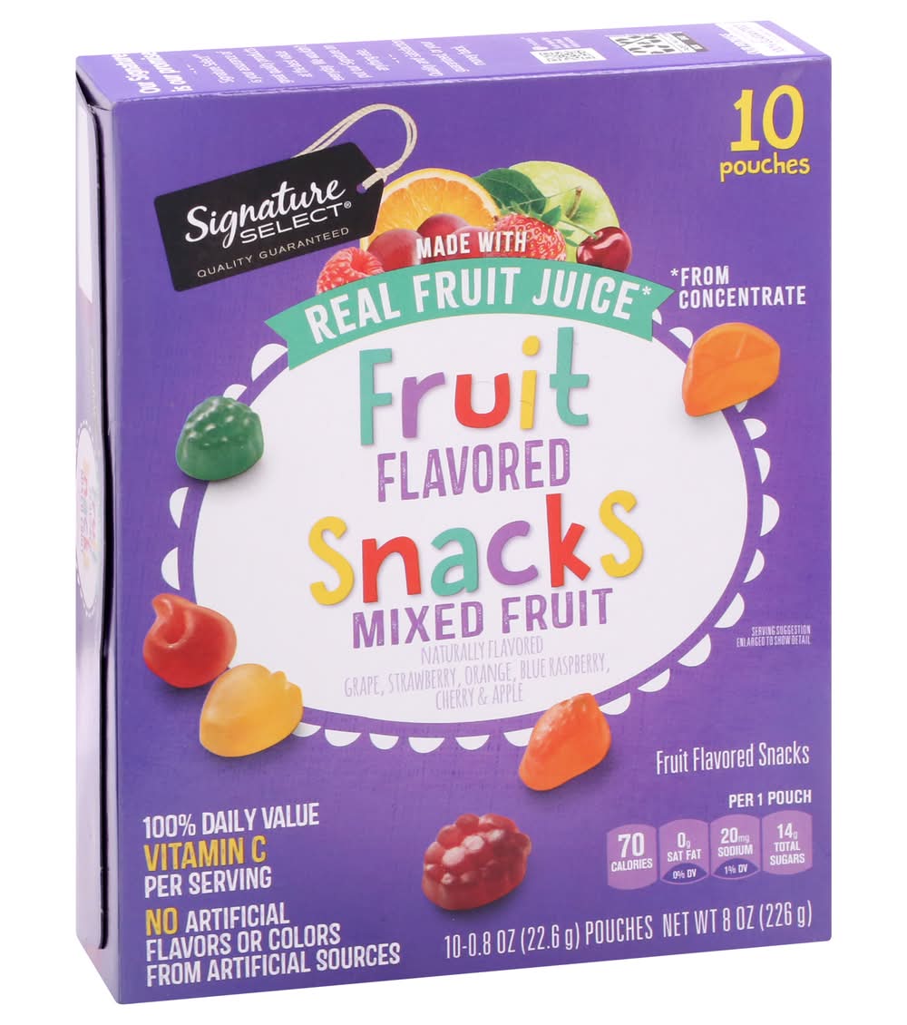 Signature Select Mixed Fruit Snacks (8 oz)