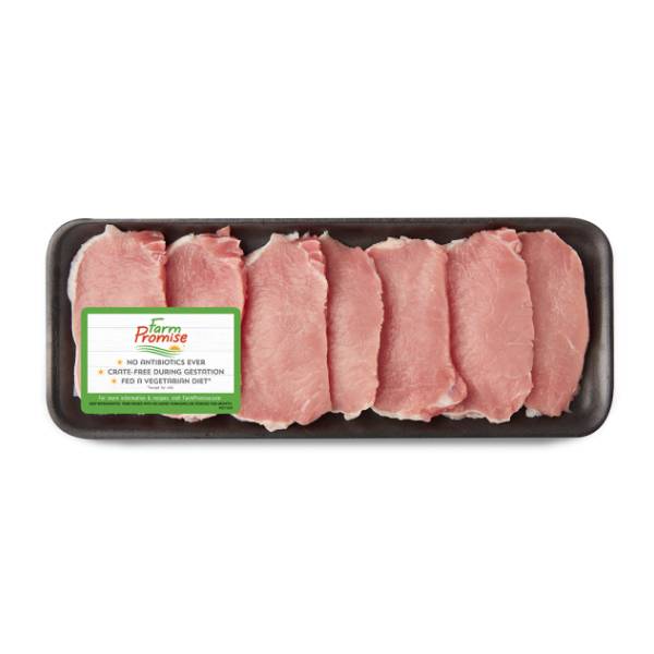 Farm Promise Boneless Thin New York Pork Chops Family Pack