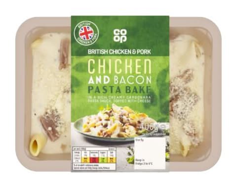 Co-op Chicken Bacon Pasta Bake 400G