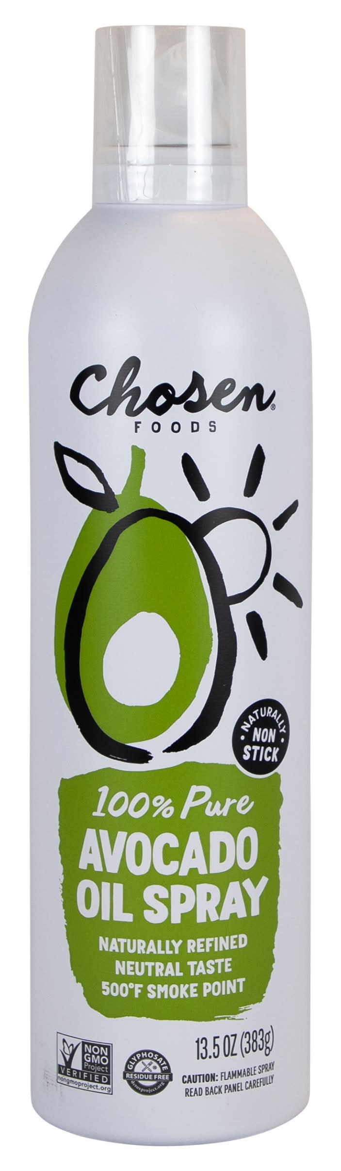 Chosen Foods 100% Pure Avocado Cooking Oil Spray (13.5 oz)