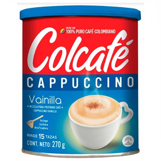 Cappuccino Vainilla Colcafe 270 Gr