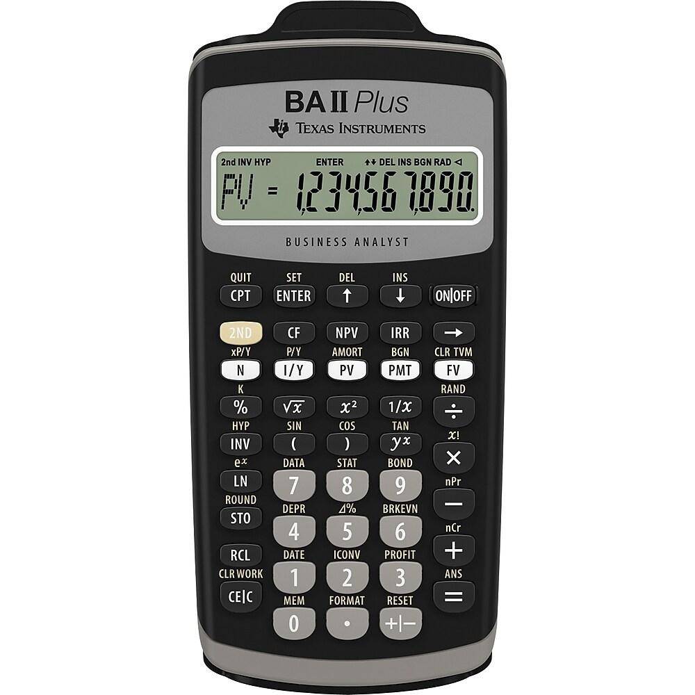 Texas Instruments Ti-Baii Plus Financial Calculator