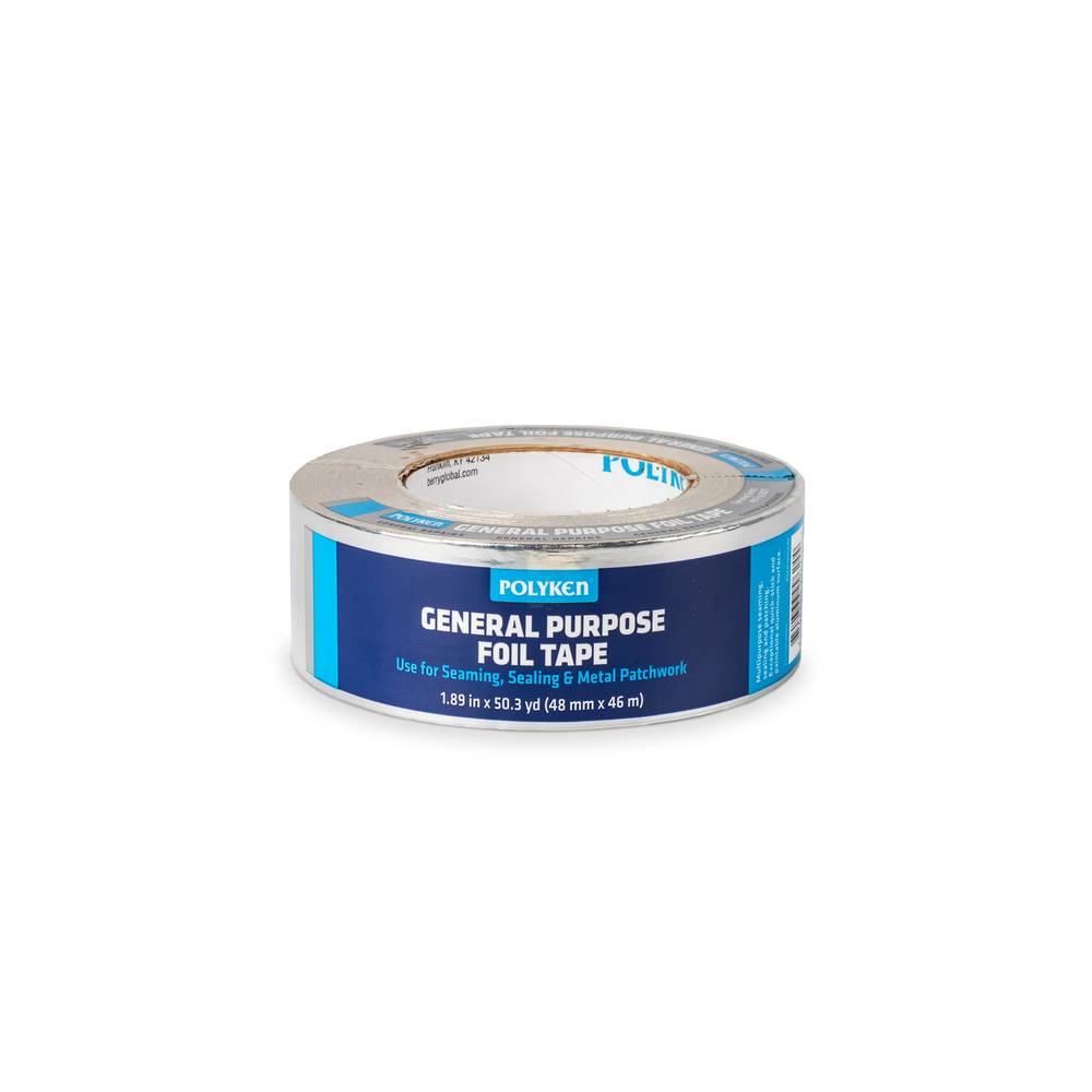 POLYKEN General Purpose Foil Tape HVAC Tape 1.89-in x 50.3 Yard(s) | 1954680