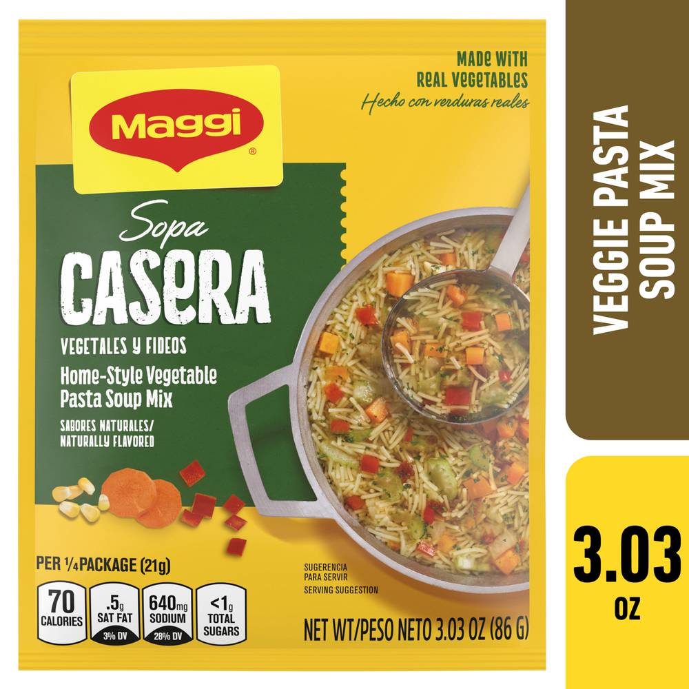 Maggi Sopa Casera Vegetables (3.03 oz)