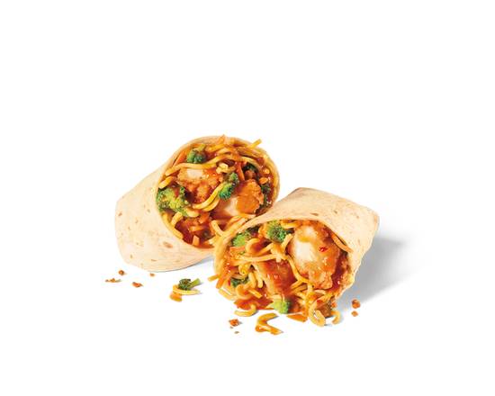 Sauced & Loaded Crispy Chicken Noodle Burrito