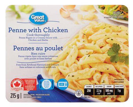 Great Value Penne With Chicken (215 g)
