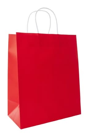 Large Kraft Bags 5-Pack Dark Red