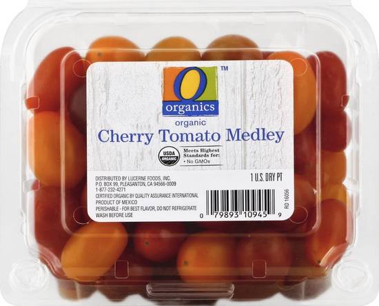 Order O Organics · Cherry Tomato Medley (1 pint) food online from Safeway store, Eureka on bringmethat.com