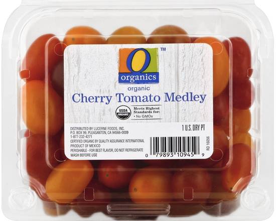 Order O Organics · Cherry Tomato Medley (1 pint) food online from Safeway store, Butte on bringmethat.com