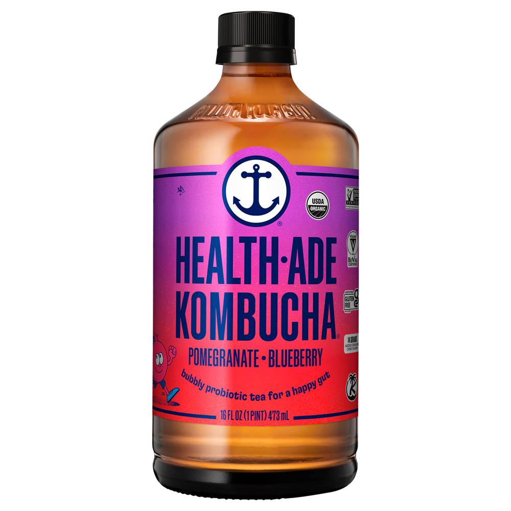 Health-Ade Pomegranate Blueberry Kombucha Tea (16 fl oz)