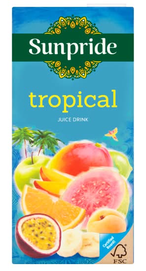 Sunpride Mixed Fruits, Tropical Juice Drink (1L)