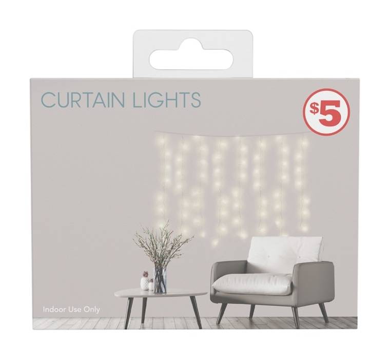Brilliant Ideas Battery Operated Led Curtain Lights, 4.6 ft