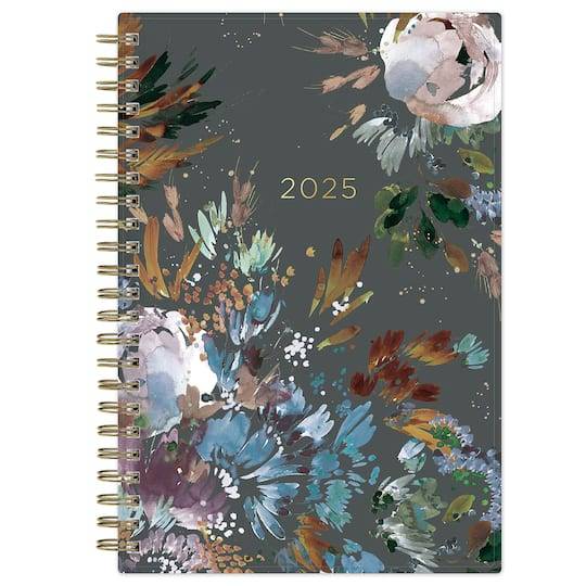 Blue Sky 5" X 8" Midnight Garden 2025 Weekly/Monthly Planner