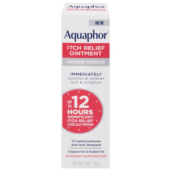 Aquaphor Maximum Strength Itch Relief Ointment