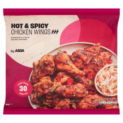 ASDA Hot & Spicy Chicken Wings (1kg)