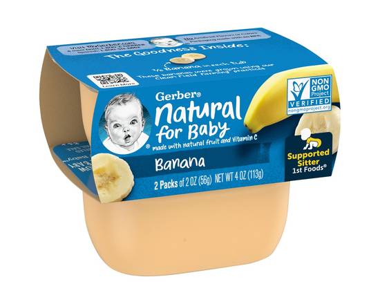 Gerber · 1st Foods Supported Sitter Banana (2 x 2 oz)