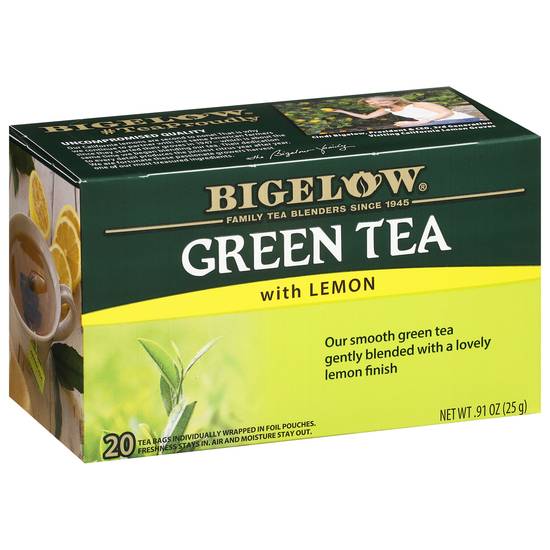 Bigelow Green Tea With Lemon (25 bags)