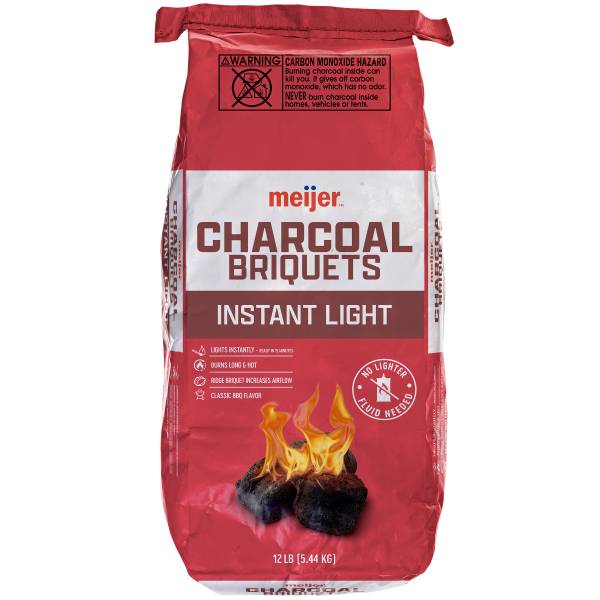 Meijer Instant Light Charcoal Briquets