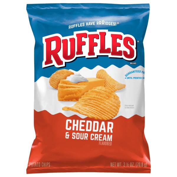 Ruffles Cheddar & Sour Cream 2.5oz