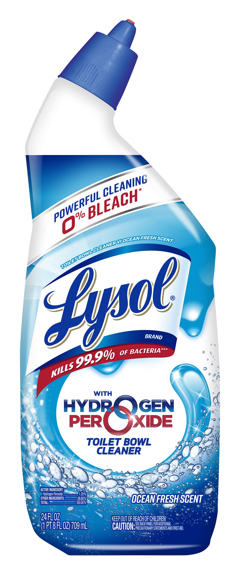 Lysol Hydrogen Peroxide Toilet Bowl Cleaner, Cool Spring Breeze (24 fl oz)