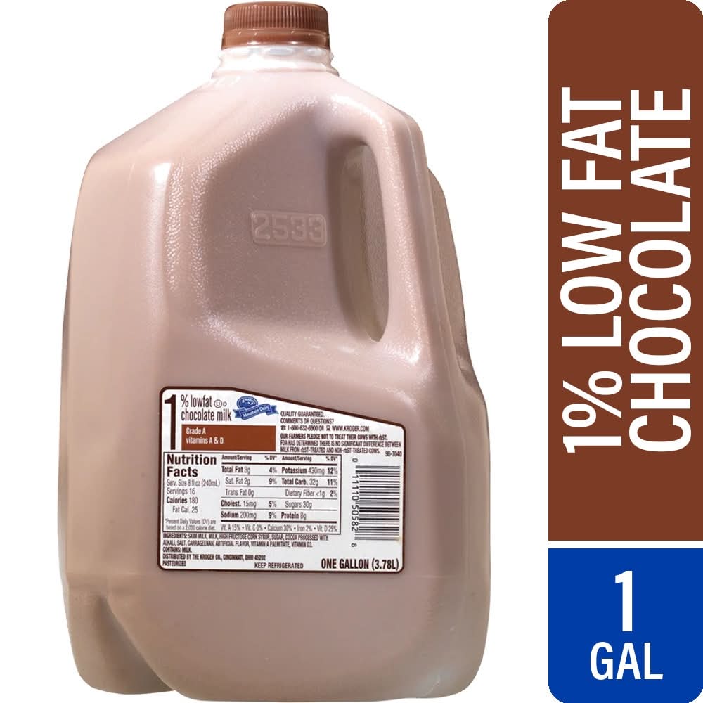 Mountain Dairy 1% Low Fat Milk, Chocolate (1 gal)