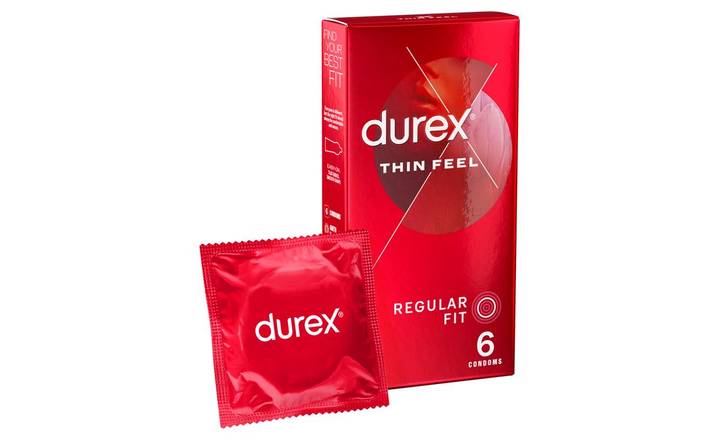 Durex Thin Feel Condoms 6's (381924)