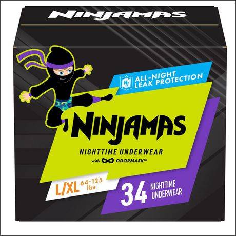Ninjamas Nighttime Bedwetting Underwear For Boys