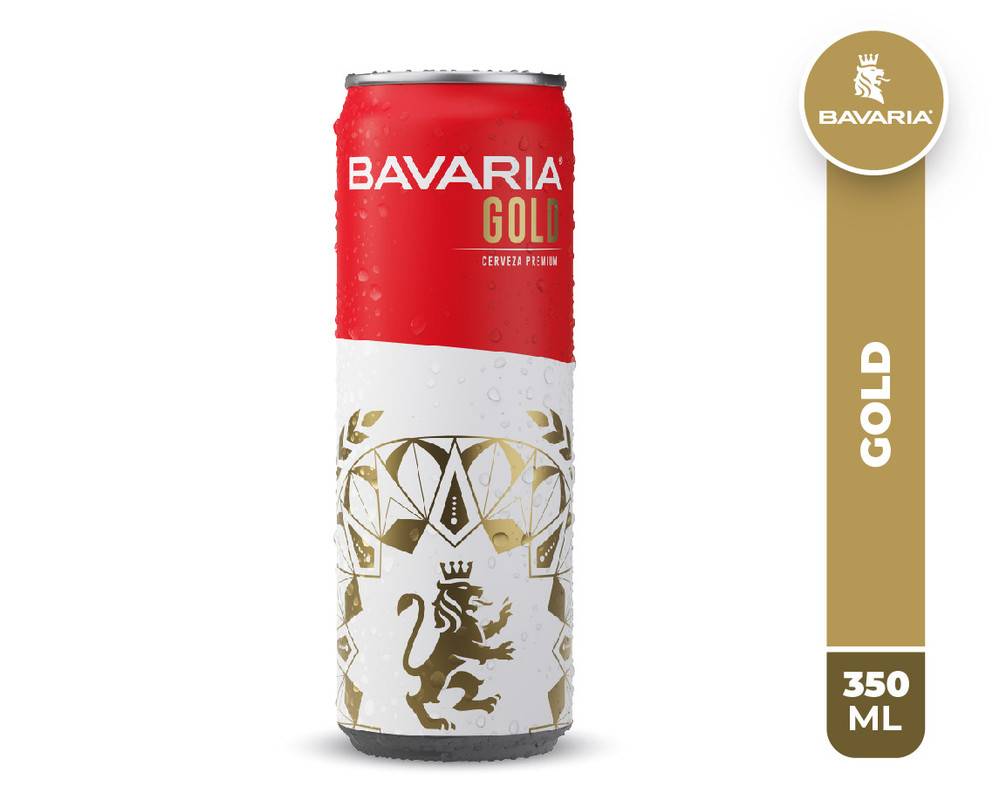 Bavaria cerveza gold (lata 350 ml)