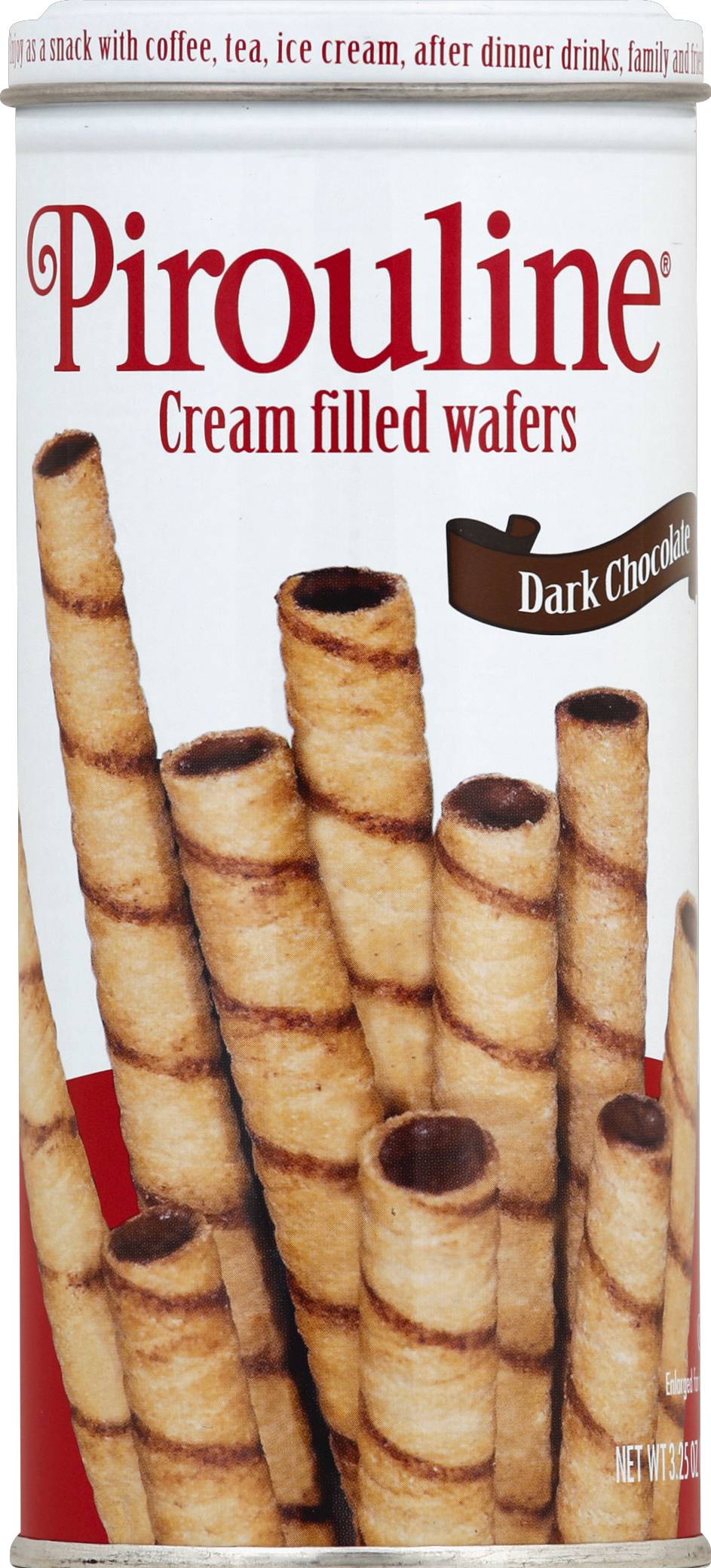 Pirouline Dark Chocolate Cream Filled Wafers (3.3 oz)