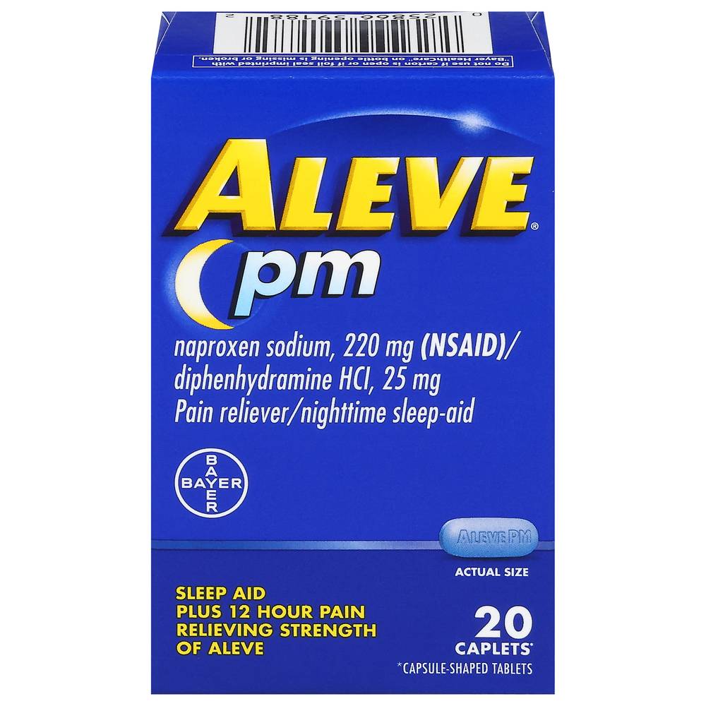 Aleve 220 Mg Pain Reliever/Nighttime Sleep-Aid (20 ct)