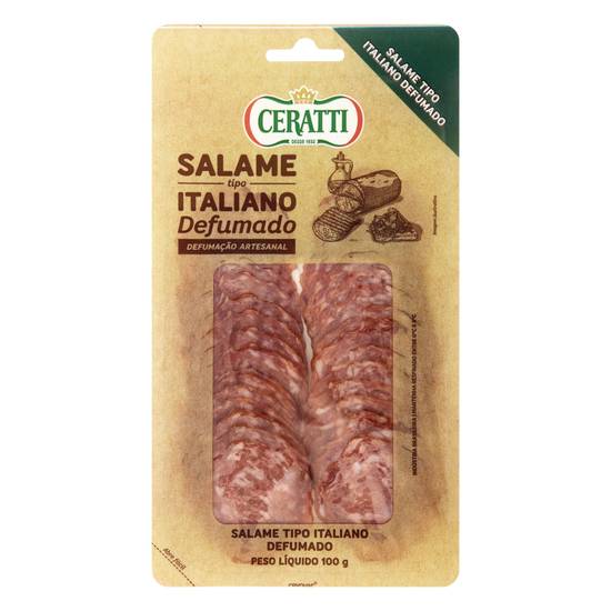 Ceratti salame tipo italiano defumado (100g)