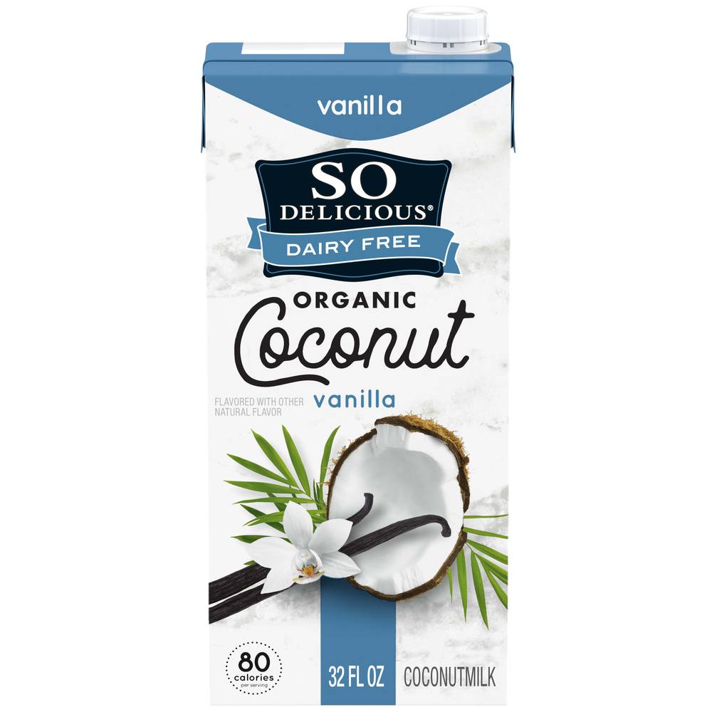 So Delicious Organic Dairy Free Vanilla Coconutmilk (32 fl oz)