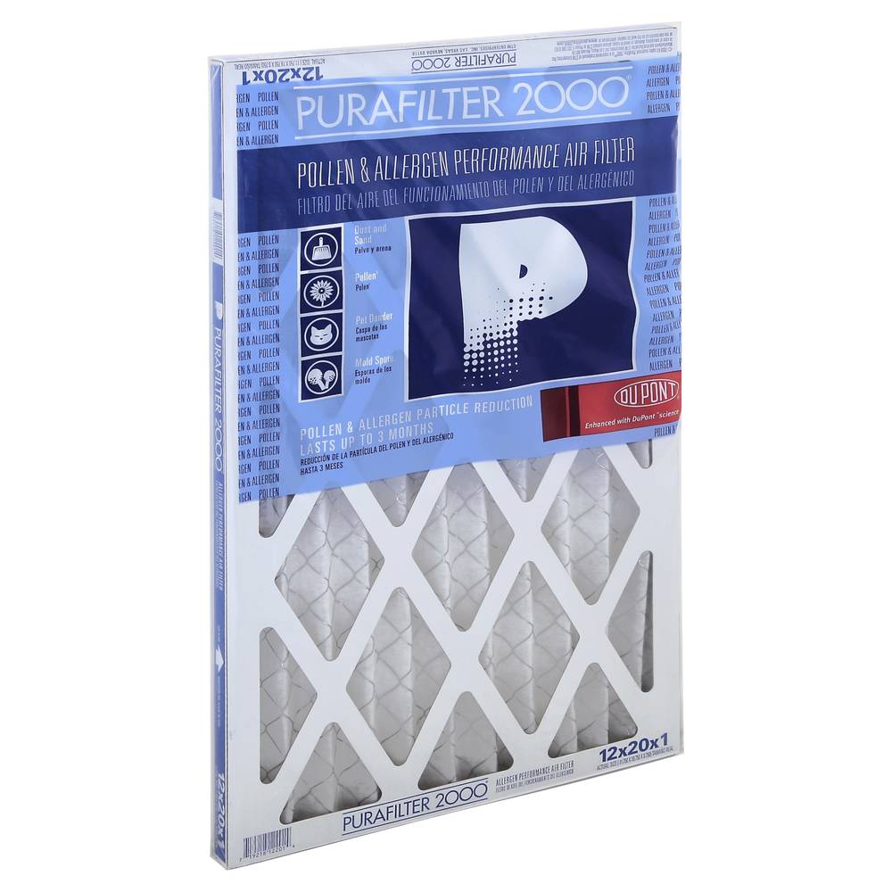 Purafilter 2000 Pollen & Allergen Performance Air Filter