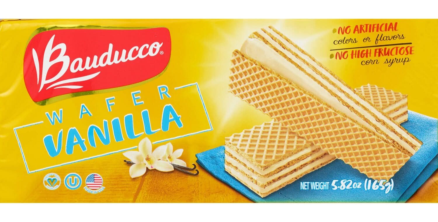 Bauducco Wafer, Vanilla, 5 Oz