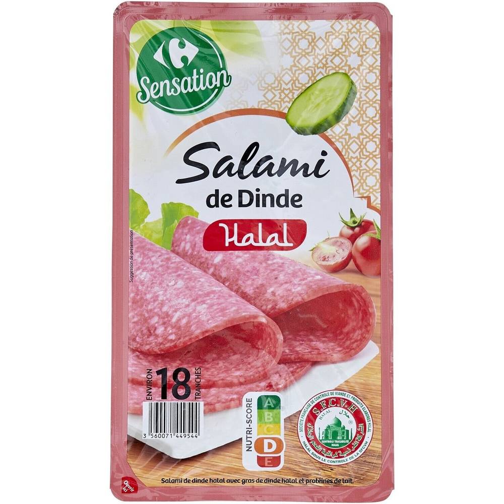 Carrefour Sensation - Salami de dinde halal