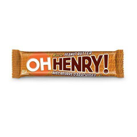 Oh Henry! Chocolatey Bar With Reese Peanut Butter (58 g)