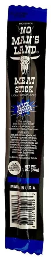 No Man's Land Black Pepper Meat Sticks