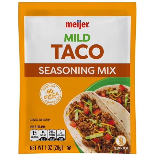 Meijer Mild Taco Seasoning Mix (1 oz)