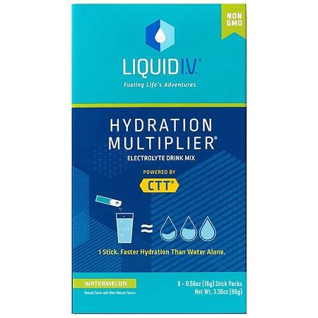 Liquid I.v. Hydration Multiplier Watermelon Electrolyte Drink Mix (3.39 oz)
