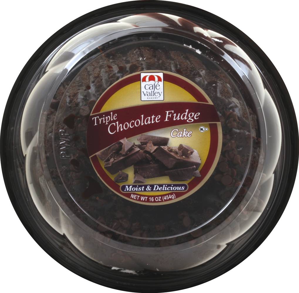 Café Valley Triple Chocolate Fudge Cake (1 lbs)