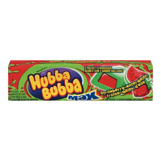Wrigley‘s Strawberry Watermelon Hubba Bubba Max Gum (5 units)