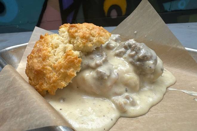 Biscuit & Sausage Gravy