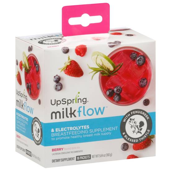 Upspring Milkflow Berry Breastfeeding Supplement (16 ct)