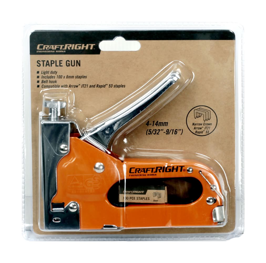 Craftright 4-14mm Staple Gun