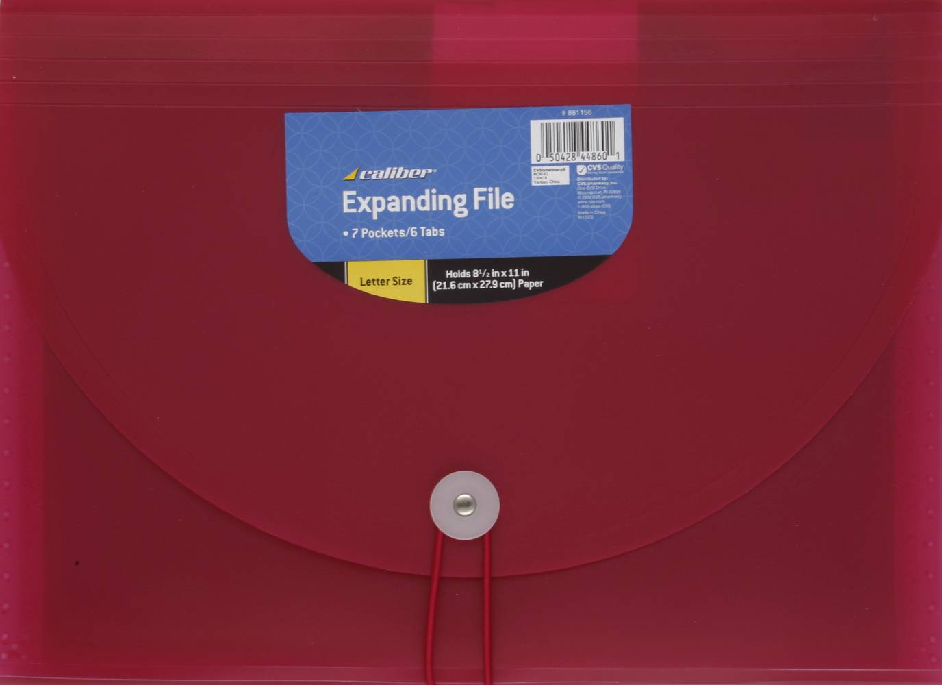 Caliber Expanding File Letter Size